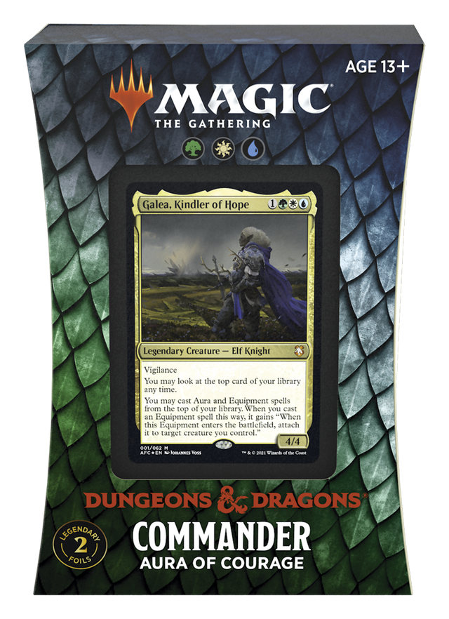 Dungeons & Dragons: Adventures in the Forgotten Realms - Commander Deck (Aura of Courage)