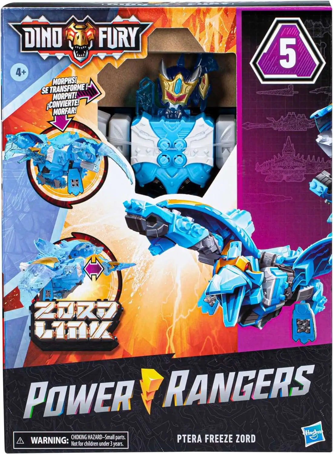 Ptera Freeze Zord Power Rangers Dino Fury action figure