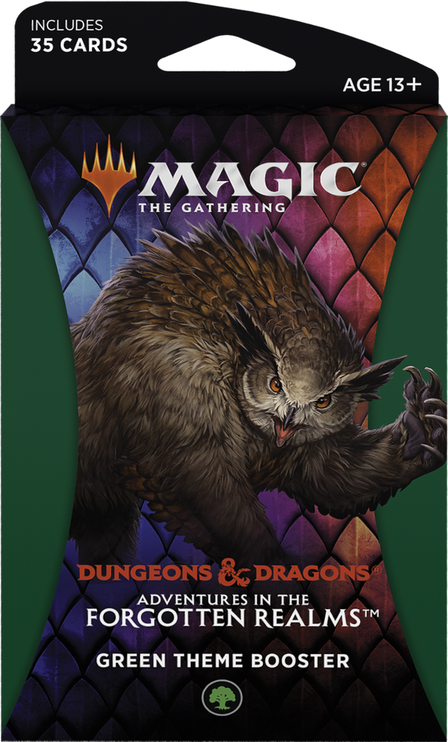 Dungeons & Dragons: Adventures in the Forgotten Realms - Theme Booster (Green)