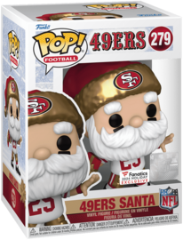49ERS Santa Fanatics 2024 Holiday exclusive Pop!