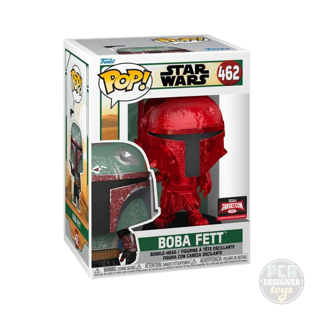 Boba Fett TargetCon Red Chrome Pop!