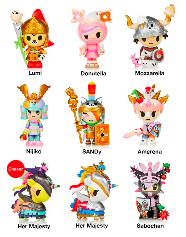 Kawaii Princess Warriors blind box figure