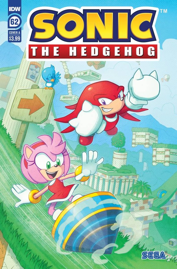Sonic the Hedgehog #62 Main Cover