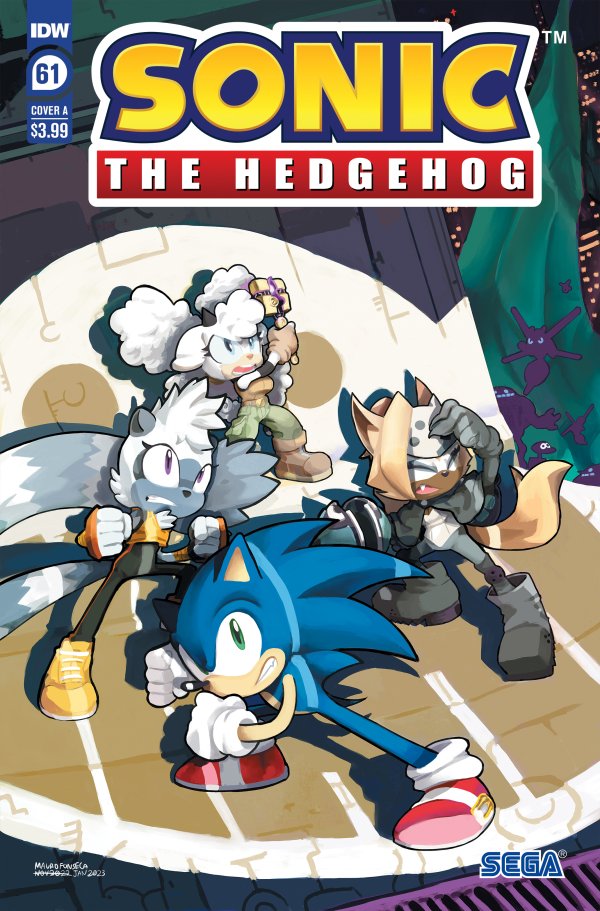 Sonic the Hedgehog #61 Main Cover
