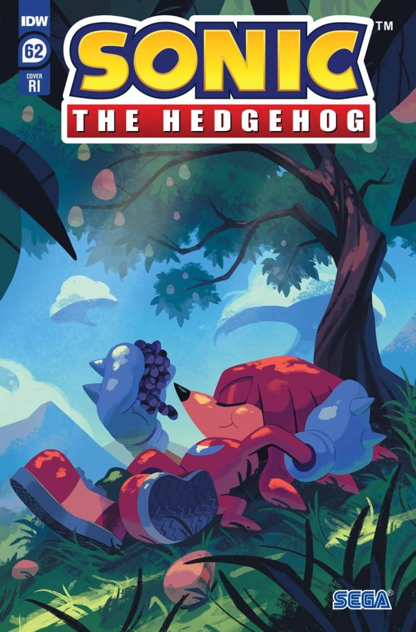 Sonic the Hedgehog #62 Cover RI - 1:10 Incentive Nathalie Fourdraine Variant