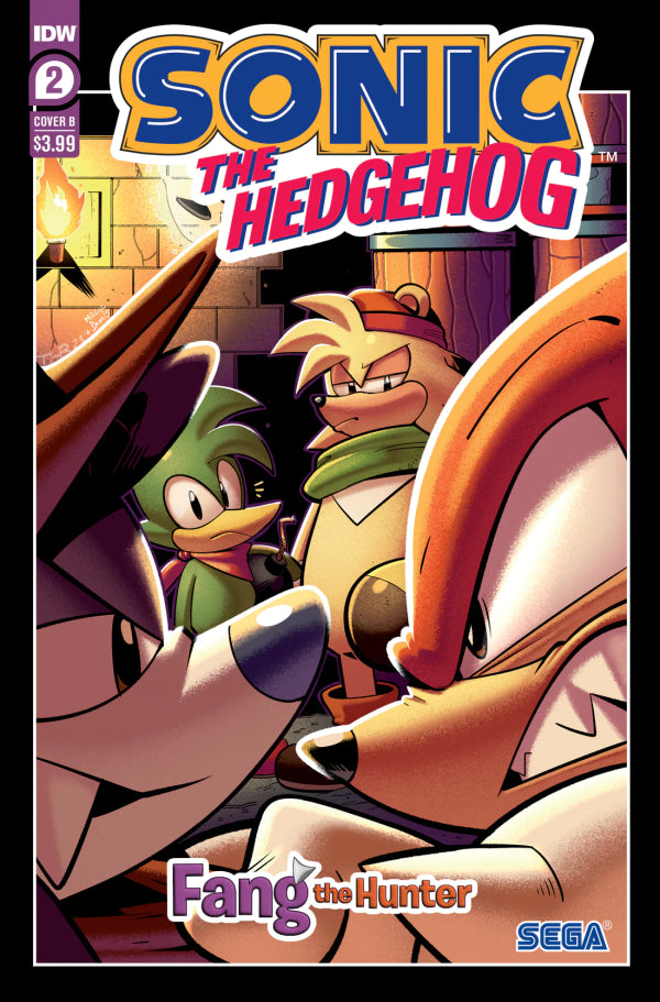 Sonic the Hedgehog: Fang the Hunter #2 Cover B Thomas Rothlisberger Variant