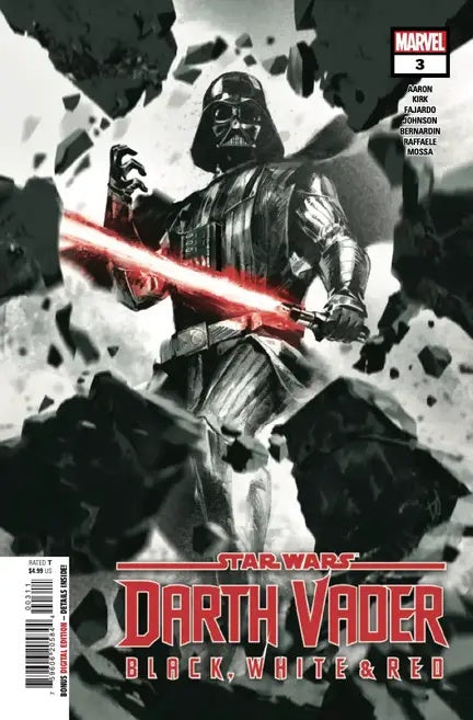 Star Wars: Darth Vader - Black, White & Red #3 Main Cover