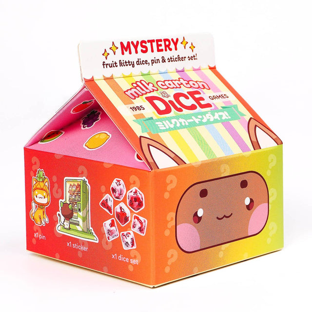 Milk Carton Mystery Dice Fruit Basket