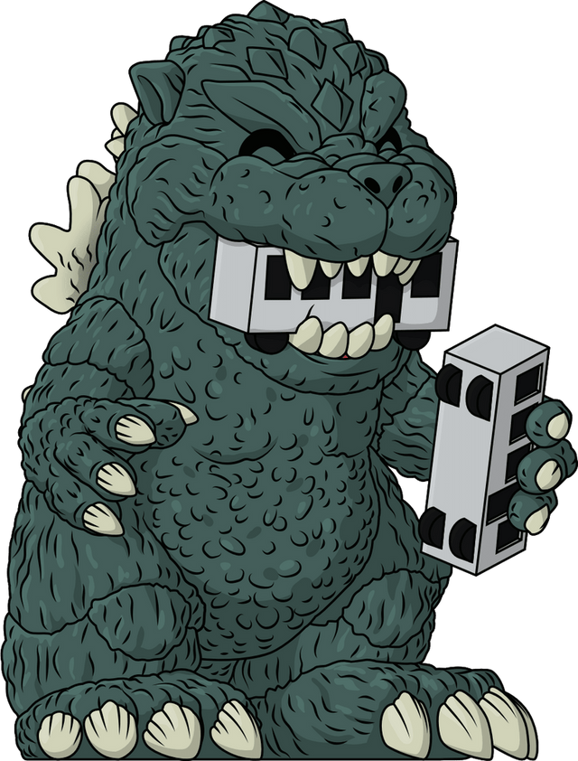 Godzilla #0 YouTooz vinyl figure (w/ protector)