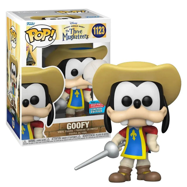 Goofy Three Musketeers 2021 all Convention exclusive Pop!