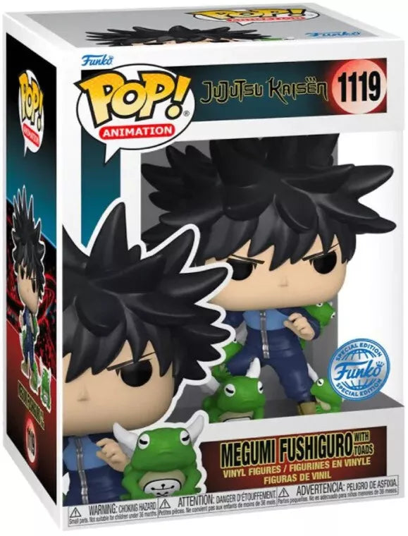 Megumi Fushiguro with Toad special edition Pop!