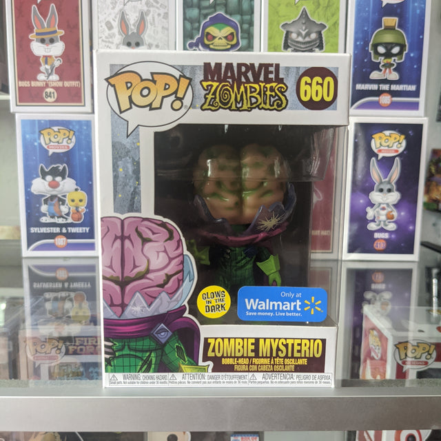 Zombie Mysterio GITD Walmart exclusive Pop! - PCA Designer Toys