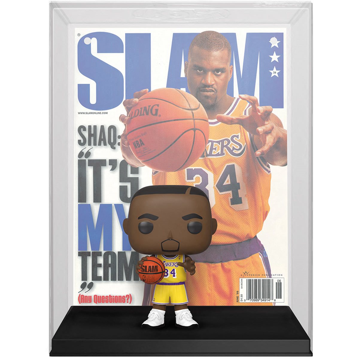 NBA SLAM Shaquille O'Neal Pop! Cover