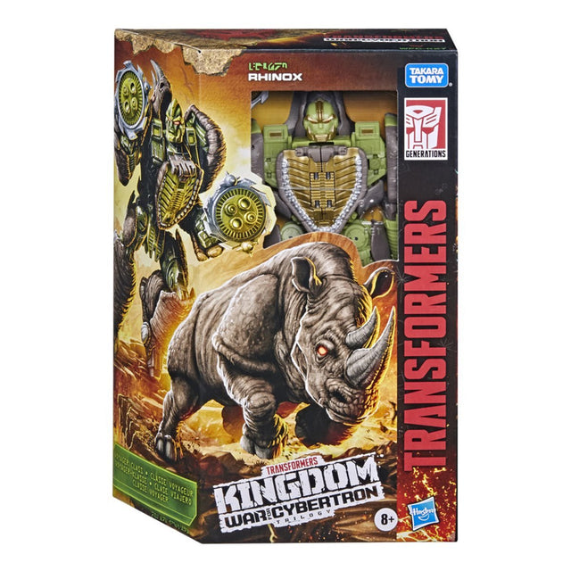 Rhinox Transformers War for Cybertron Kingdom Action Figure - PCA Designer Toys