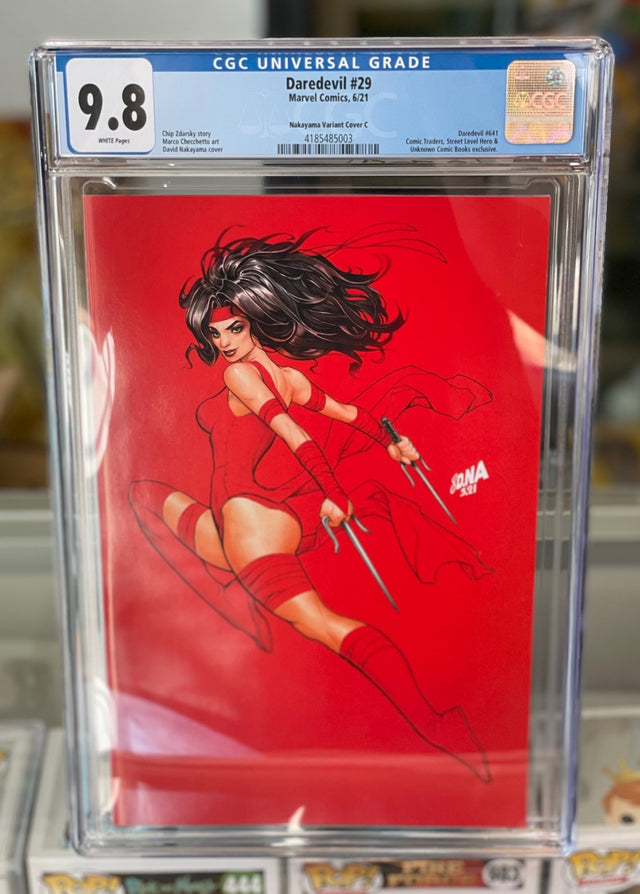 CGC Graded 9.8 - Daredevil #29 (David Nakayama Virgin Variant)