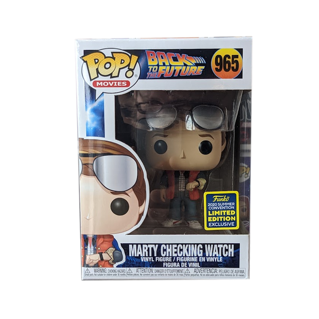 Marty McFly Checking Watch Pop! - PCA Designer Toys