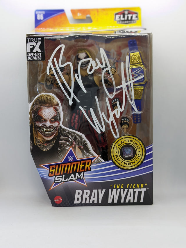 Bray Wyatt SummerSlam Signed Figure JSA COA - PCA Designer Toys