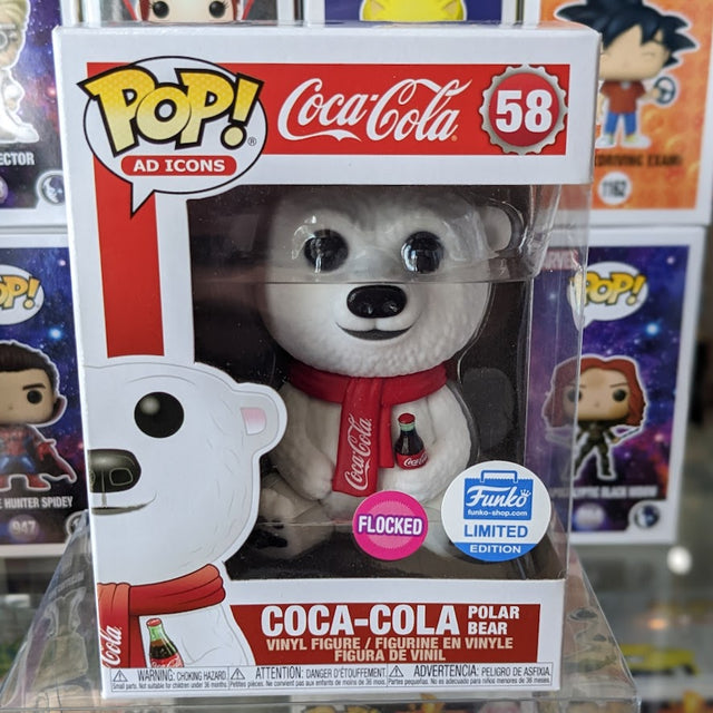 Coca-Cola Polar Bear (Flocked) Funko Shop Pop!