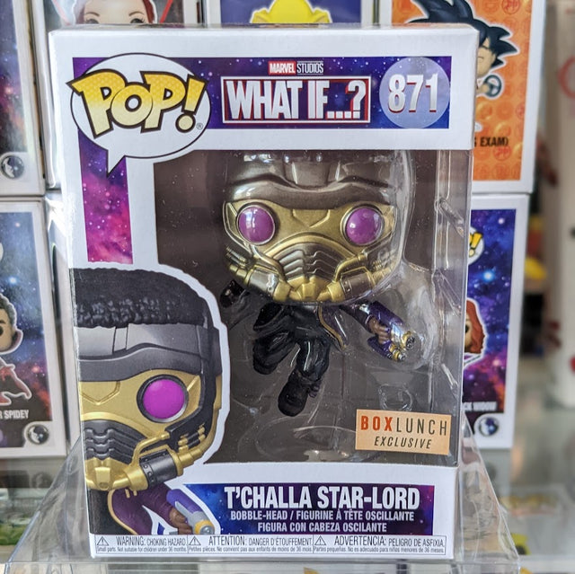T'Challa Star-Lord (Metallic) Pop! - PCA Designer Toys