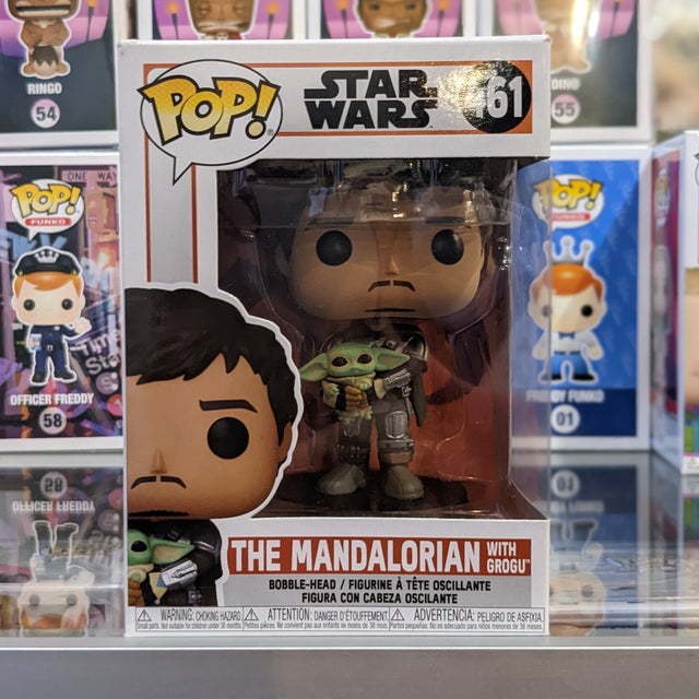 The Mandalorian w Grogru Pop! - PCA Designer Toys