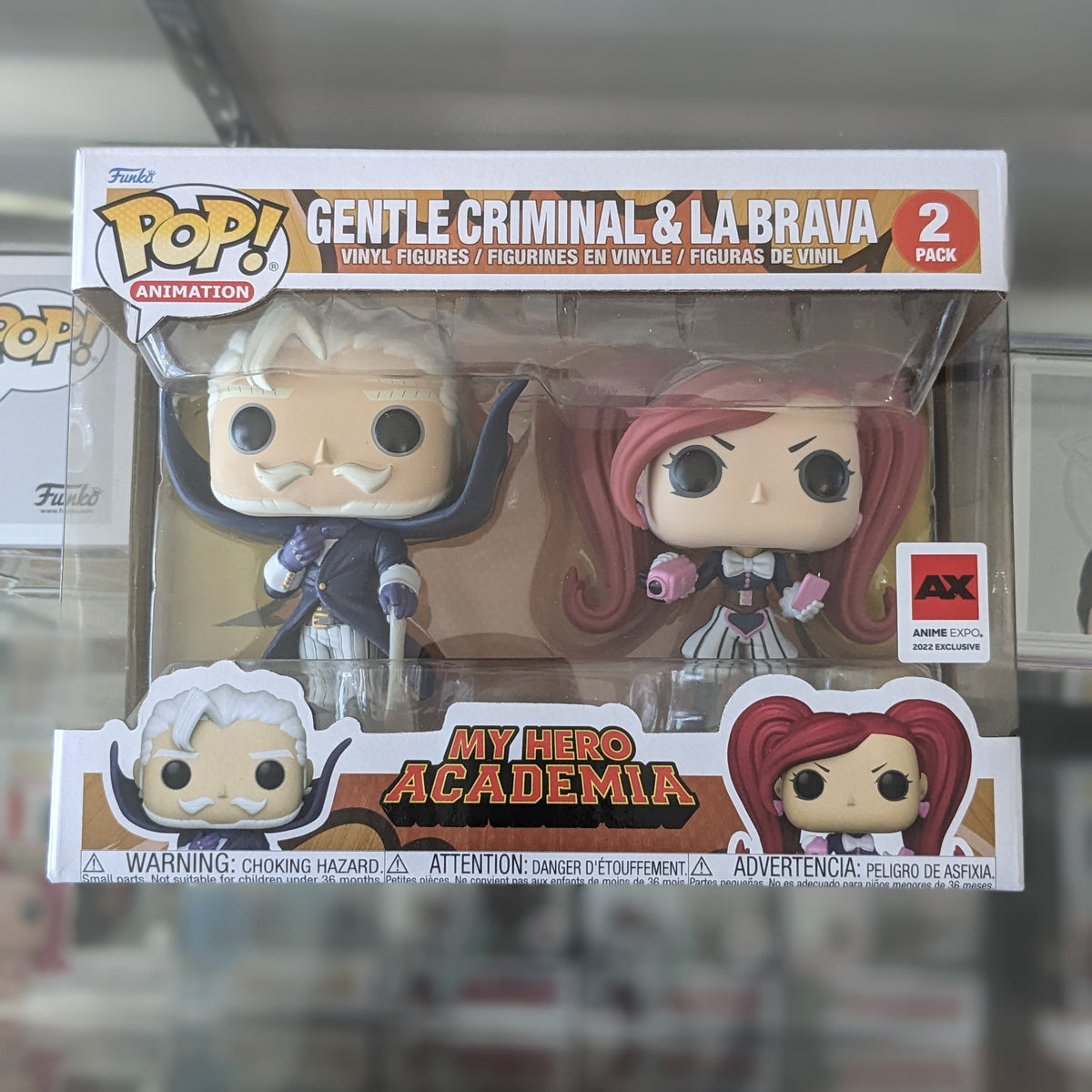 Funko Pop! My Hero Academia – Gentle Criminal & La Brava – Pack De 2 Figurines Vinyle