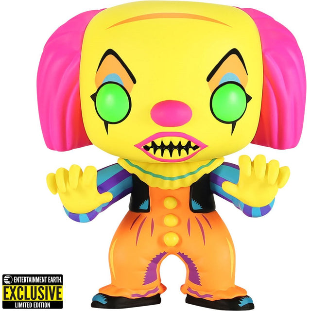 Blacklight Pennywise Pop! - PCA Designer Toys