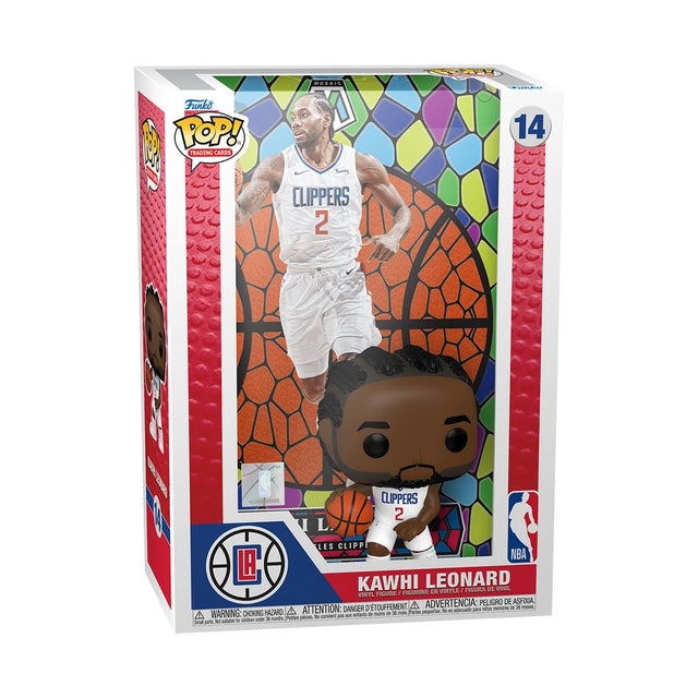 Kawhi Leonard Mosaic Pop! NBA Trading Card Figure