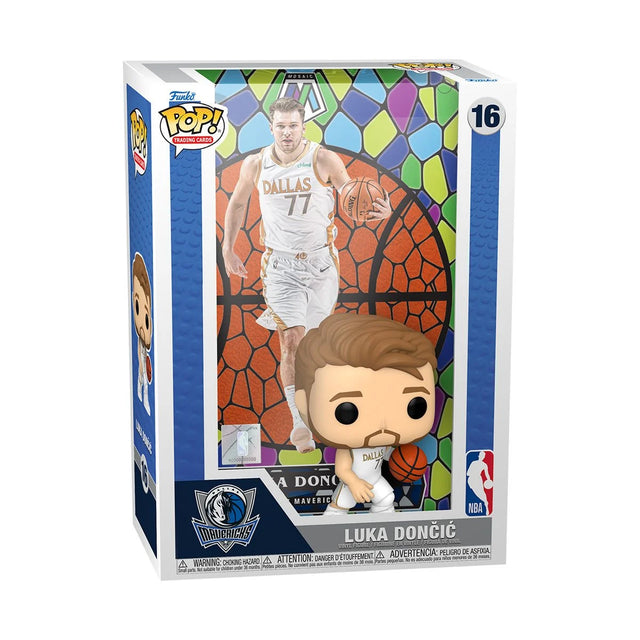 NBA Luka Doncic Mosaic Pop! Trading Card Figure