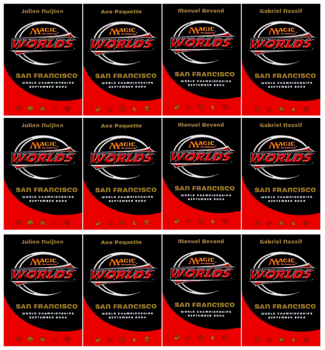 2004 World Championship Deck Display