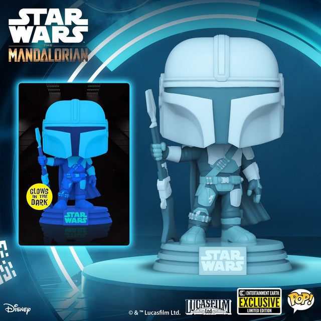 The Mandalorian Hologram GITD POP! - PCA Designer Toys