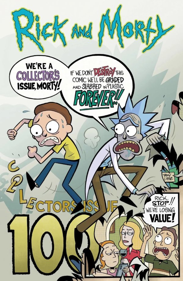 Rick and Morty #100 Main Cover