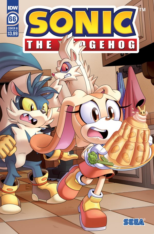 Sonic the Hedgehog #66 Cover B Abigail Oz Variant