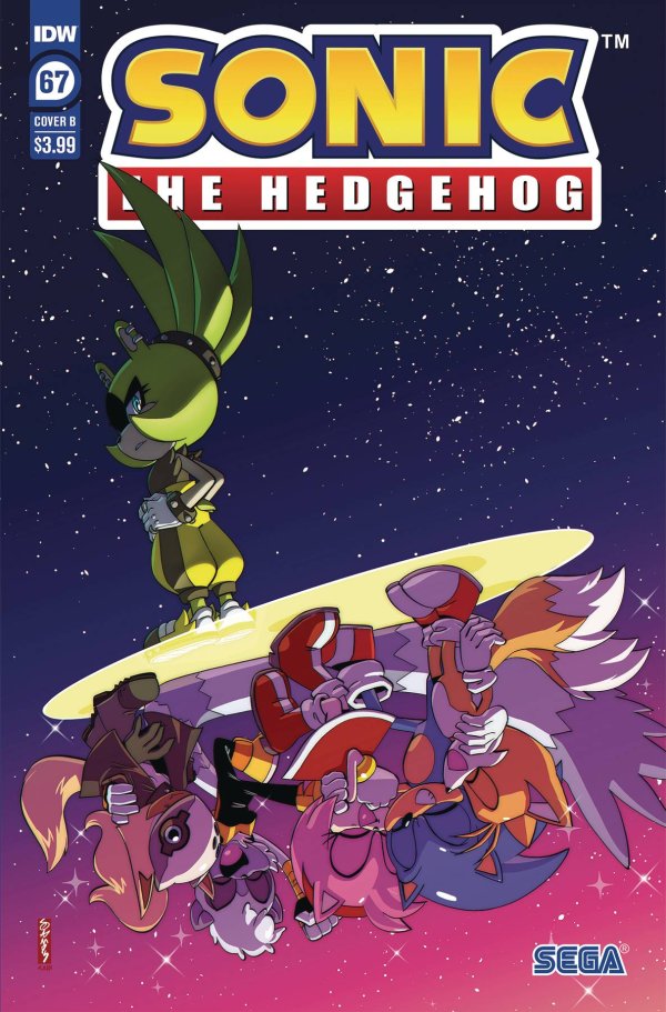 Sonic the Hedgehog #67 Cover B Ryan Jampole Variant