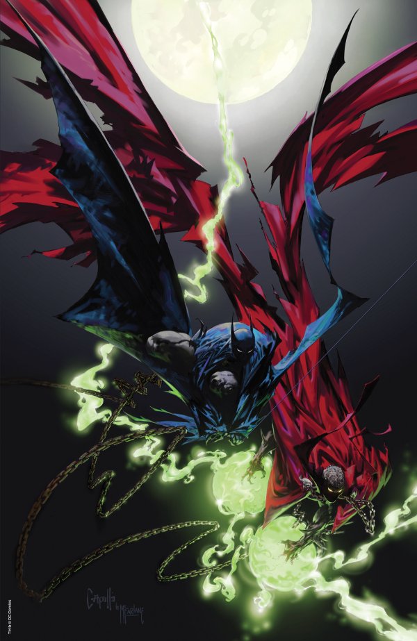 Batman / Spawn #1 Cover J Greg Capullo & Todd McFarlane Glow-In-The-Dark Variant