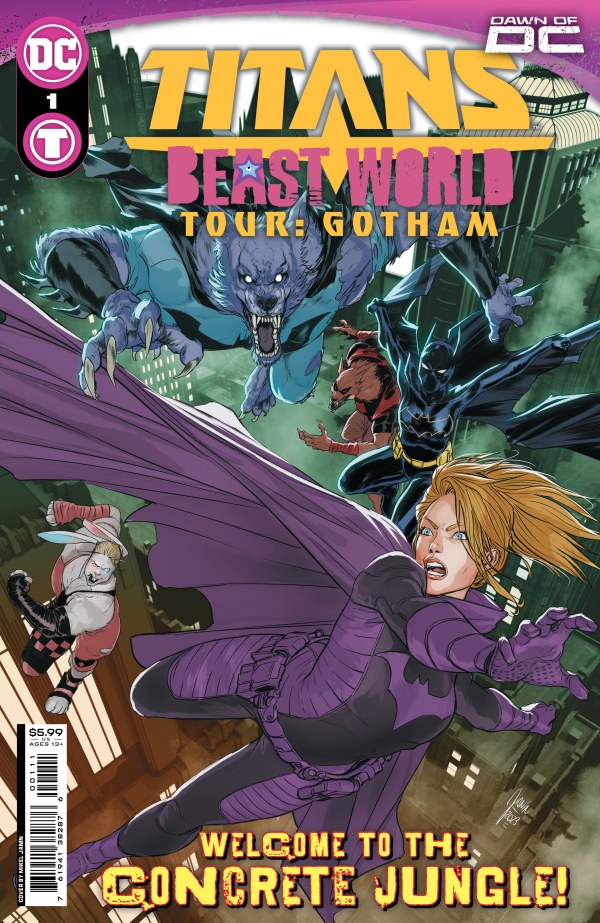 Titans Beast World Tour Gotham #1 (One Shot) Main Cover