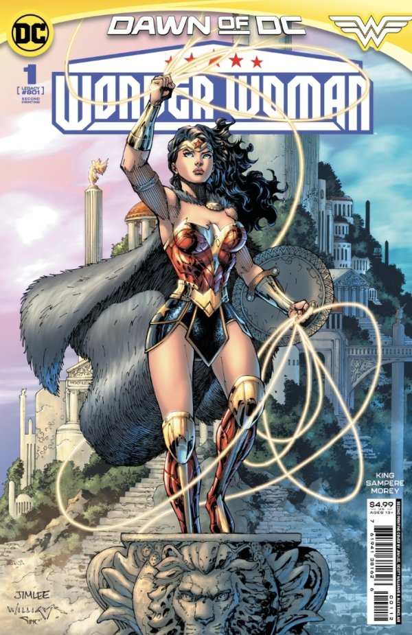 Wonder Woman #1 Second Printing Jim Lee