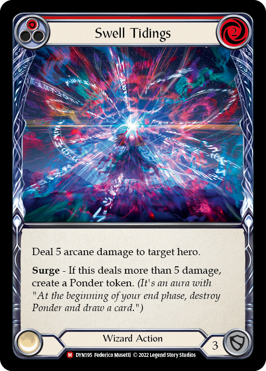 Swell Tidings [DYN195] (Dynasty)  Rainbow Foil - PCA Designer Toys
