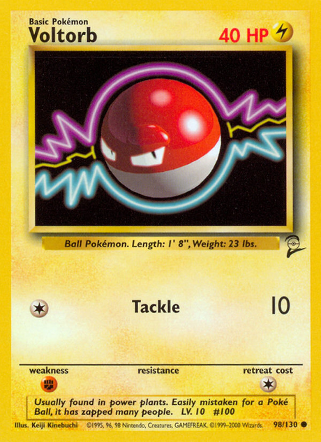 Voltorb (98/130) [Base Set 2] - PCA Designer Toys