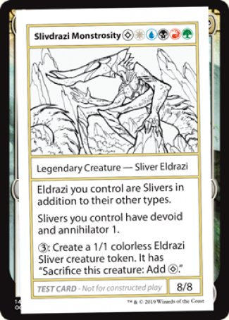 Slivdrazi Monstrosity (2021 Edition) [Mystery Booster Playtest Cards] - PCA Designer Toys