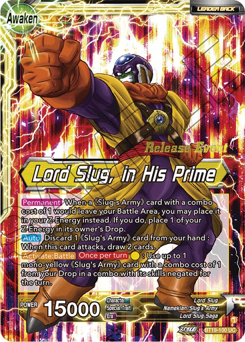 Lord Slug // Lord Slug, in His Prime (Fighter's Ambition Holiday Pack) (BT19-100) [Tournament Promotion Cards] - PCA Designer Toys