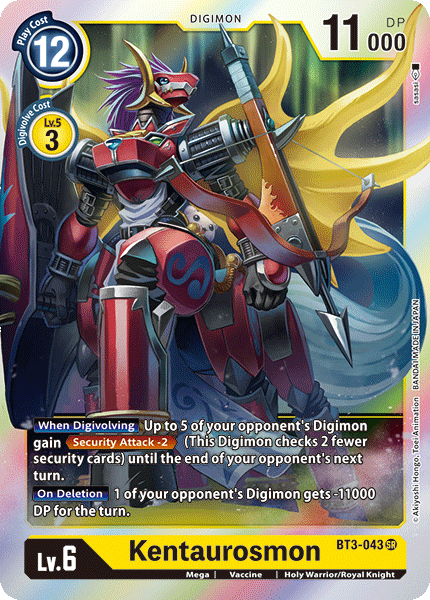 Kentaurosmon [BT3-043] [Release Special Booster Ver.1.0] - PCA Designer Toys