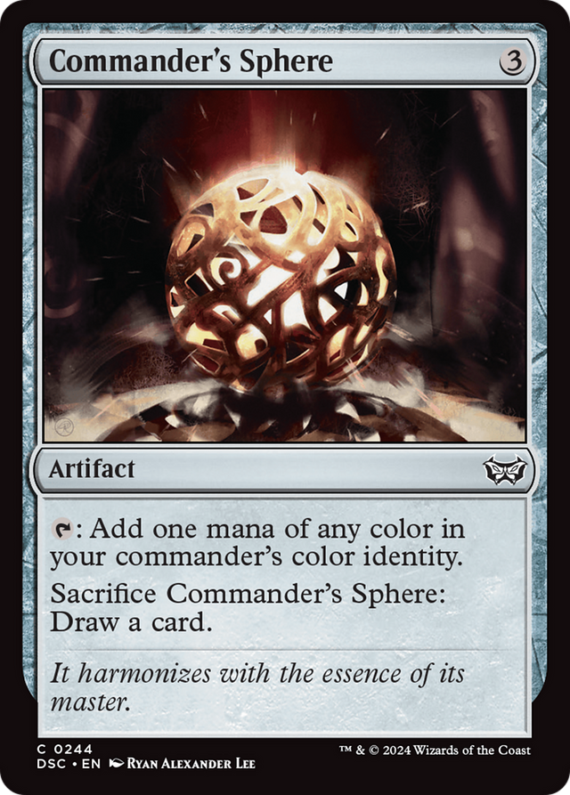 Commander's Sphere [Duskmourn: House of Horror Commander] - PCA Designer Toys