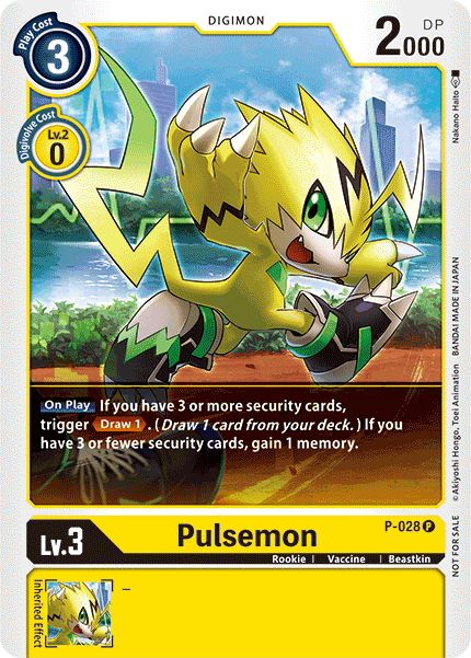 Pulsemon [P-028] [Promotional Cards] - PCA Designer Toys