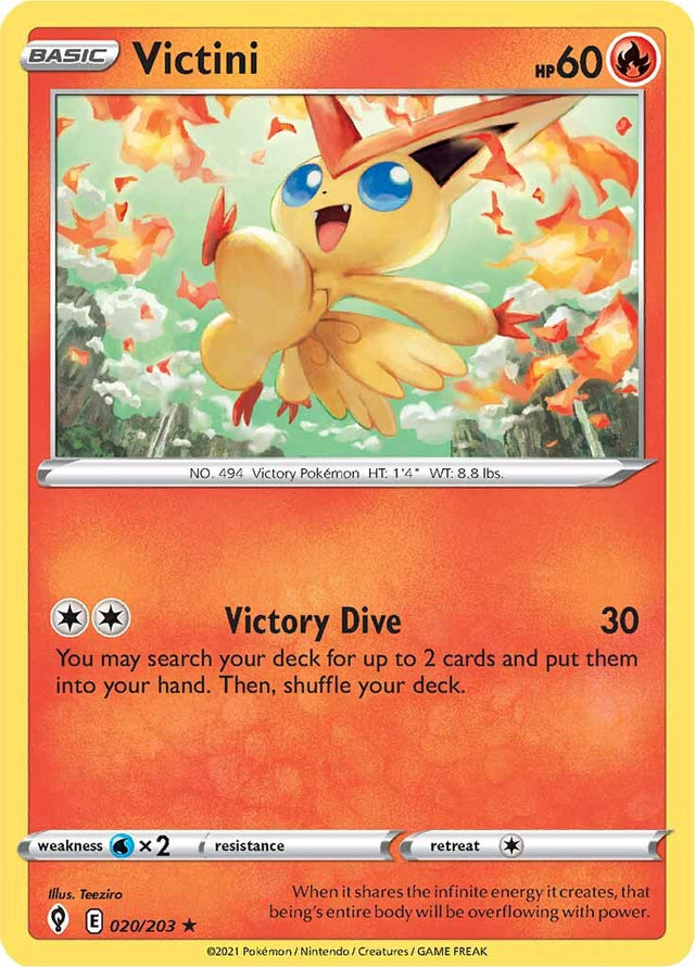 Victini (020/203) [Sword & Shield: Evolving Skies] - PCA Designer Toys