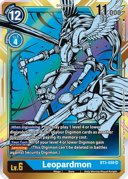 Leopardmon [BT3-030] (Alternate Art) [Release Special Booster Ver.1.0] - PCA Designer Toys