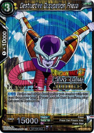 Destructive Occupation Frieza (Level 2) (BT2-104) [Judge Promotion Cards] - PCA Designer Toys