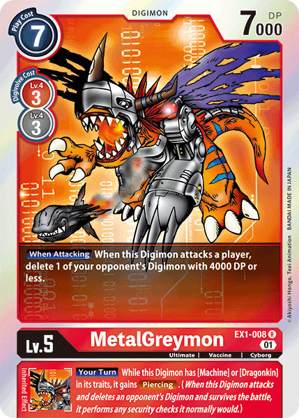 MetalGreymon [EX1-008] [Classic Collection] - PCA Designer Toys