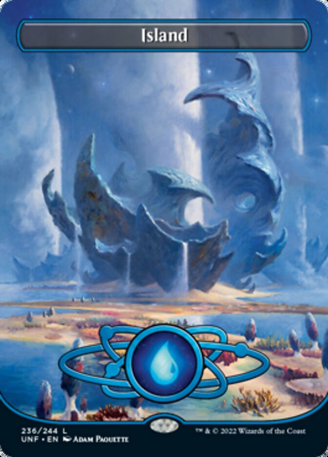 Island (236) (Planetary Space-ic Land) [Unfinity] - PCA Designer Toys