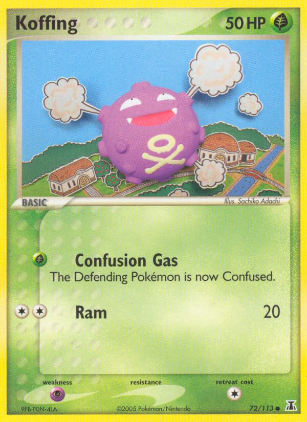 Koffing (72/113) [EX: Delta Species] - PCA Designer Toys