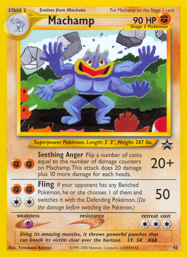 Machamp (43) [Wizards of the Coast: Black Star Promos] - PCA Designer Toys